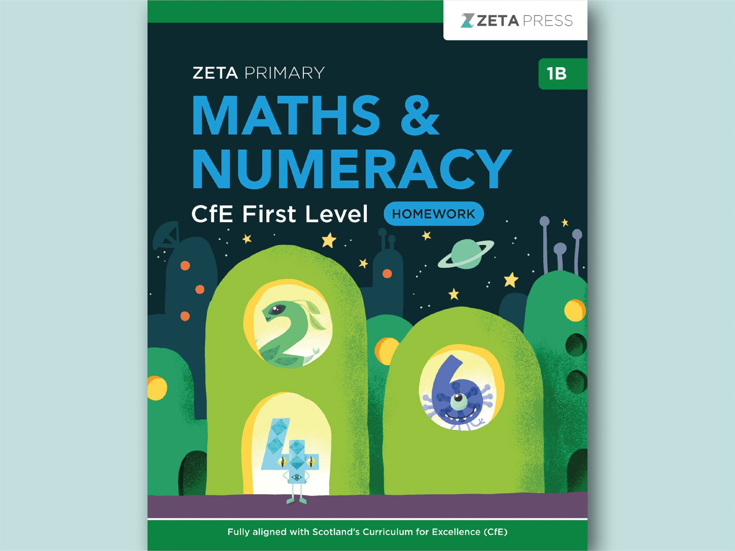 CfE First Level Maths Homework 1B Write-on Workbook for Primary 3