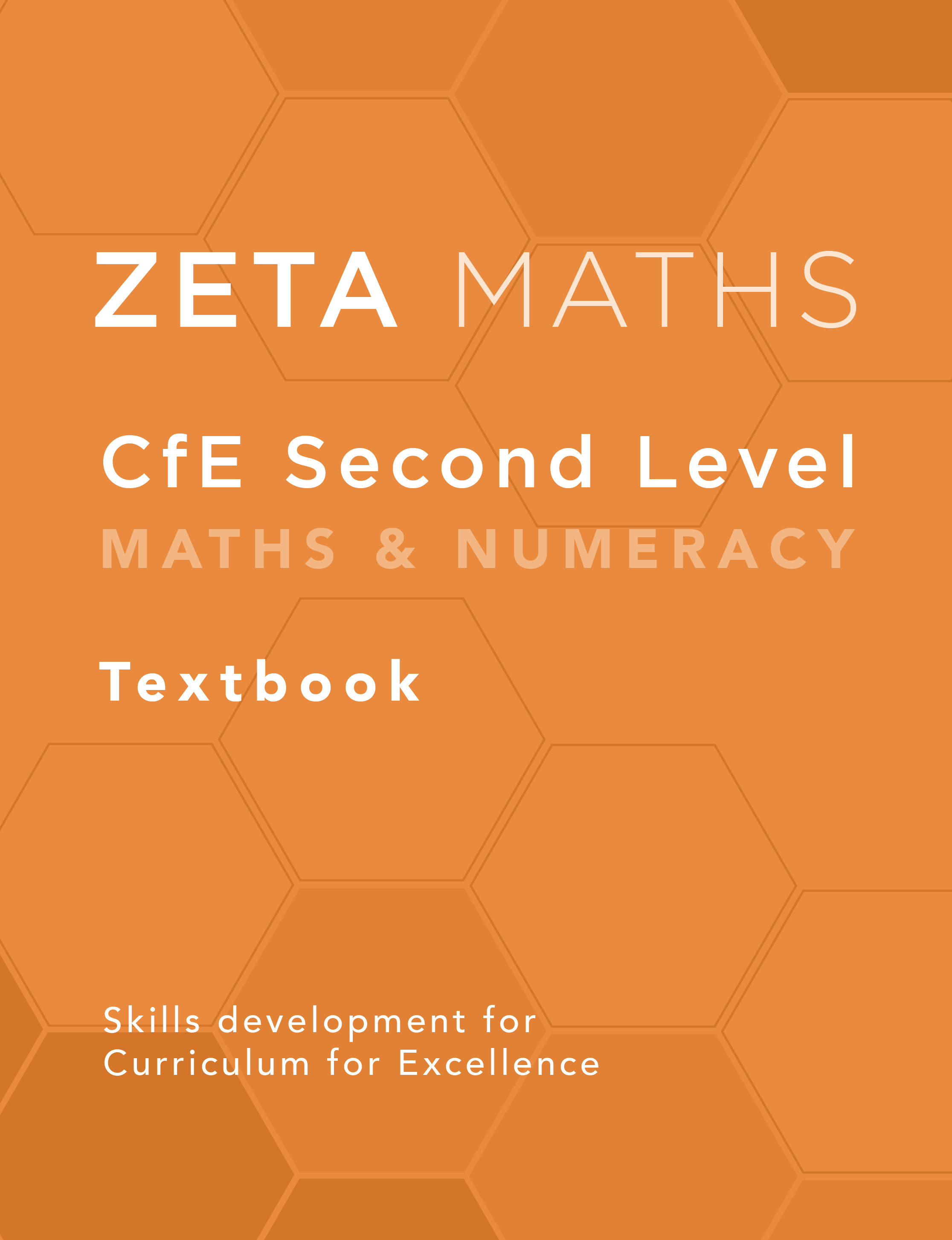 Recommended Alt Text: CfE Second Level Maths and Numeracy Textbook for Secondary School S1 Transition