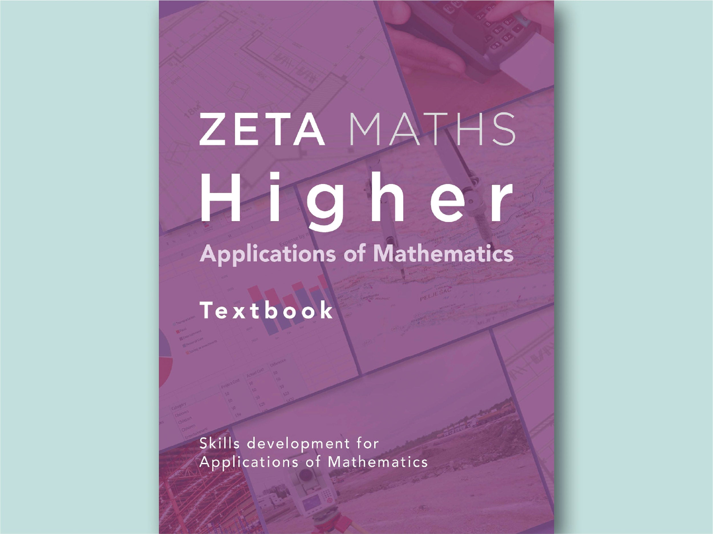 Front cover of ZETA PRESS hIGHER applications of Mathematics Textbook for Scottish Learners