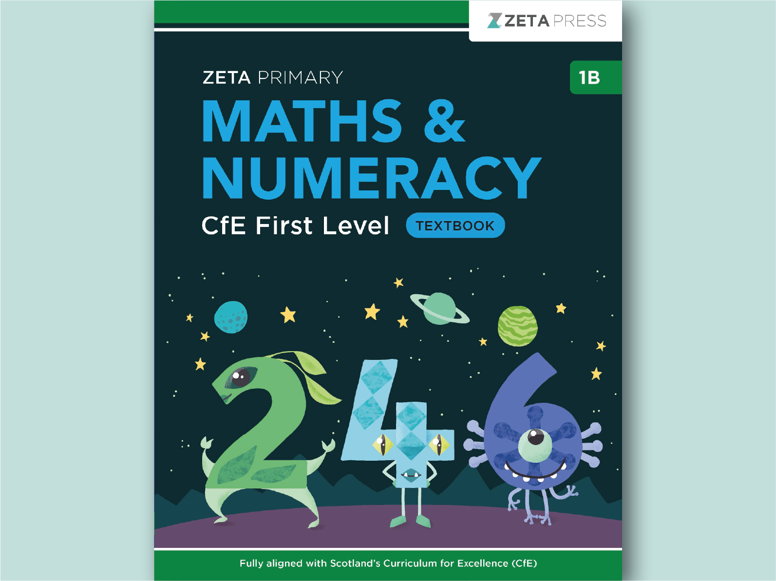CfE First Level Maths and Numeracy Textbook 1B for Scottish Primary 3