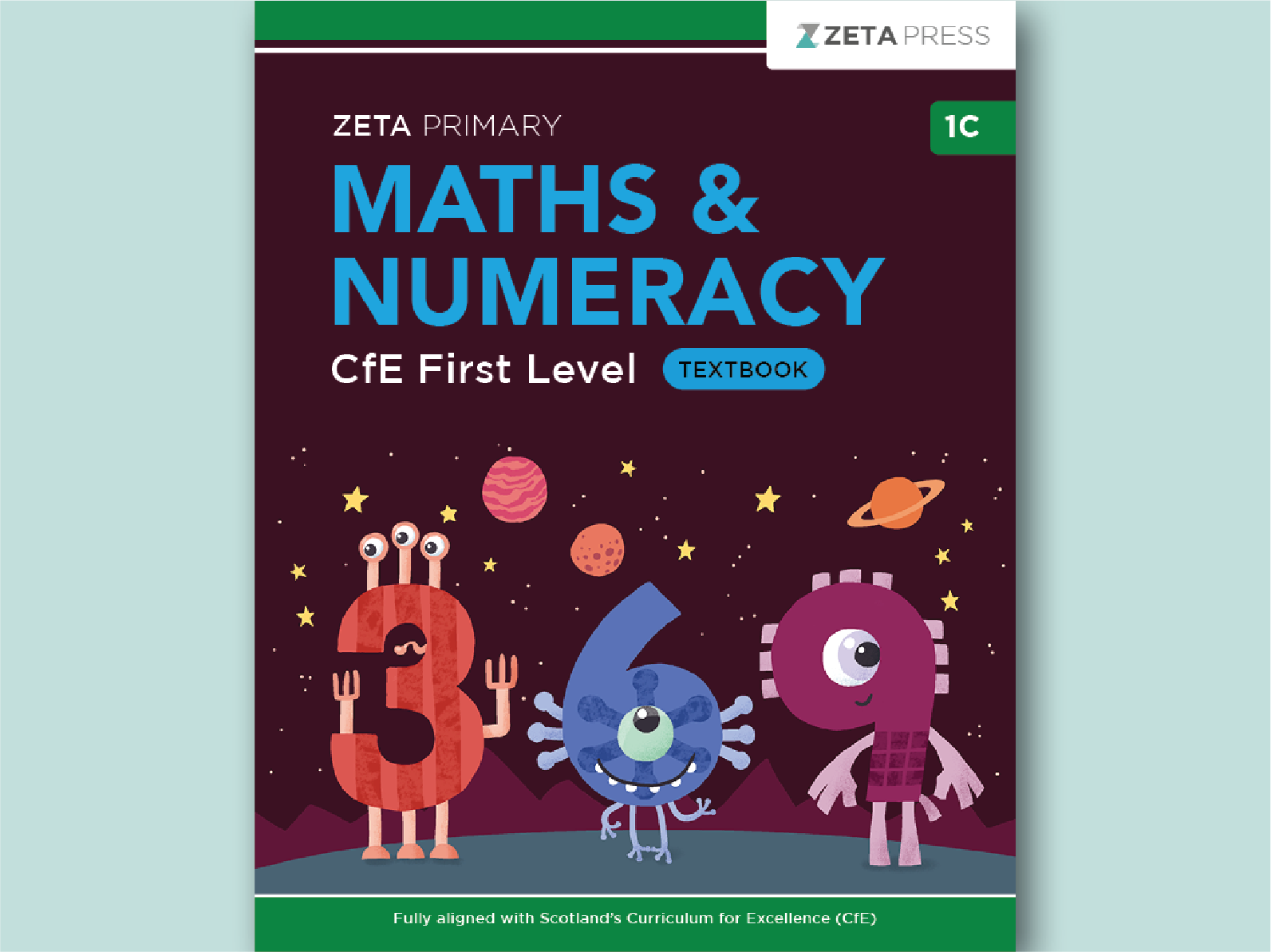 CfE First Level Maths and Numeracy Textbook 1C for Scottish Primary 4