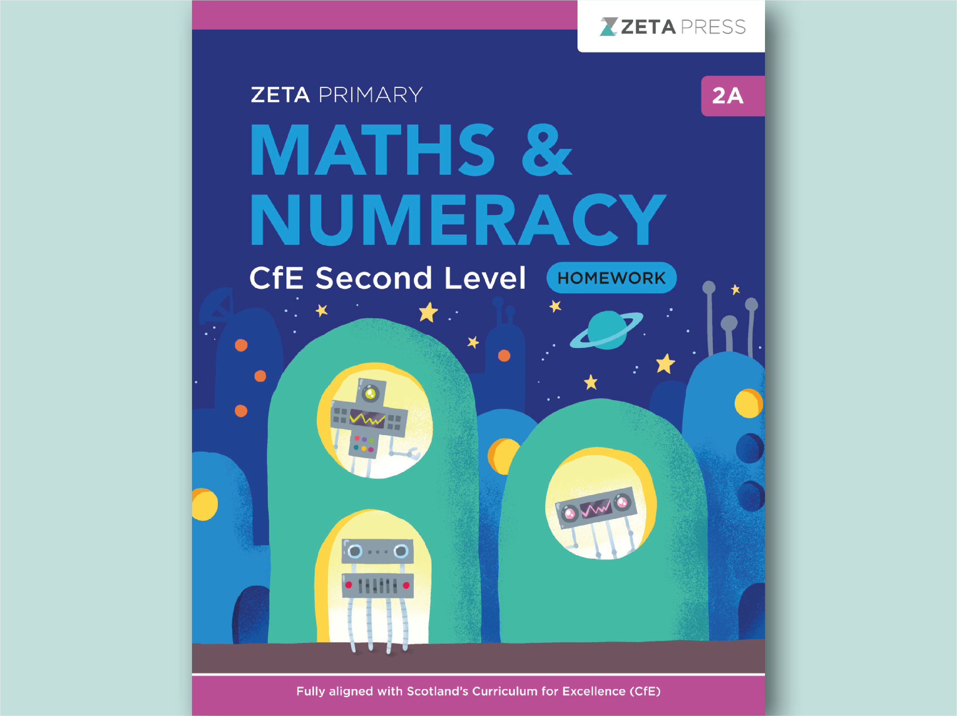 CfE Second Level Maths Homework 2A Write-on Workbook for Primary 5
