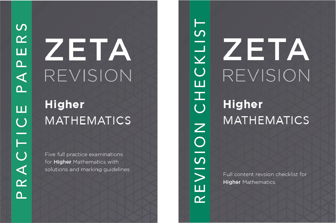 Higher Mathematics Practice Papers + Checklist (X5) TUTOR BUNDLE – ZETA ...