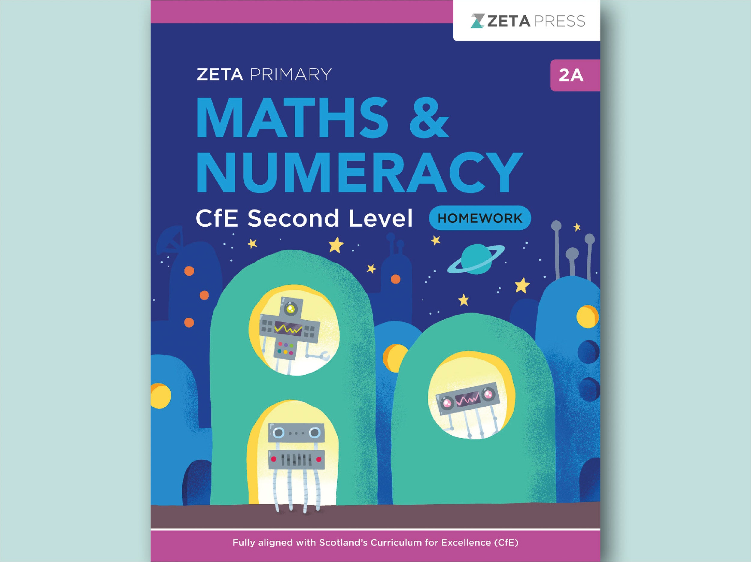 CfE Second Level Maths Homework 2A Write-on Workbook for Primary 5