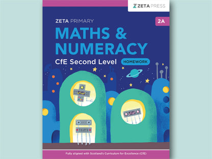 CfE Second Level Maths Homework 2A Write-on Workbook for Primary 5