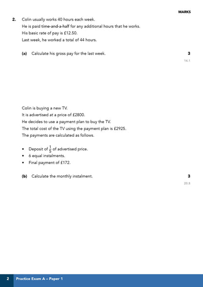 ZETA REVISION: National 5 Applications of Mathematics Practice Papers