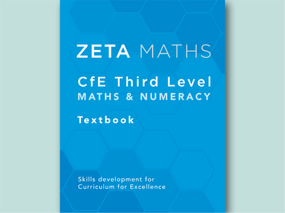 front cover of CfE Third Level Maths and Numeracy Textbook for Scottish Secondary S1 to S3