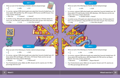 ZETA PRESS Maths monsters page CfE Second Level Book 3 for scotland primary school children
