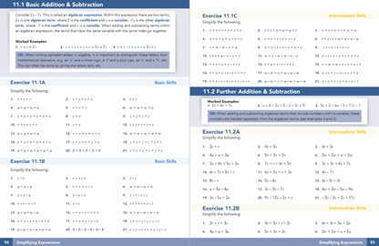 page of CfE Third Level Maths and Numeracy Textbook for Scottish Secondary S1 to S3