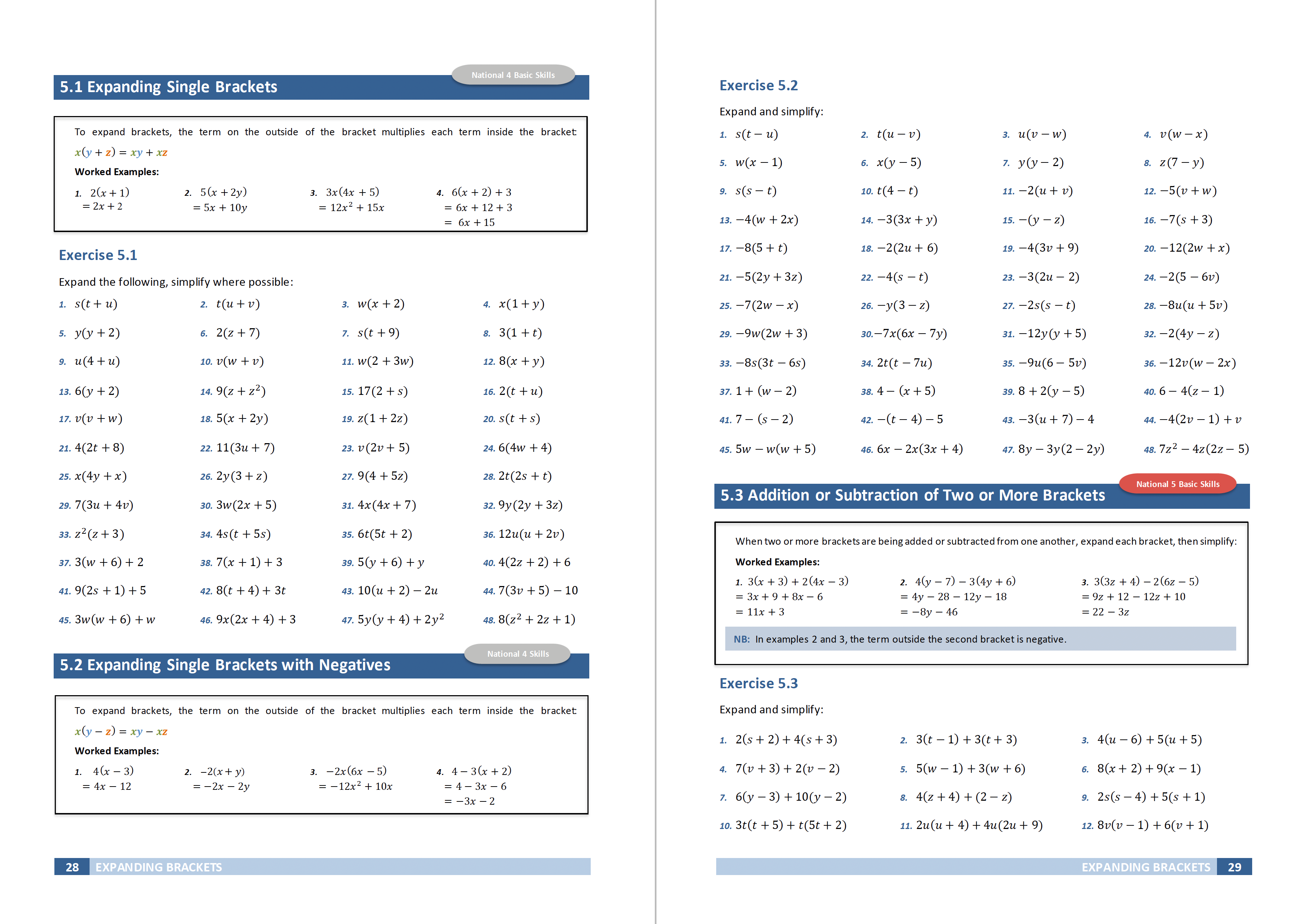 National 5+ Mathematics Textbook