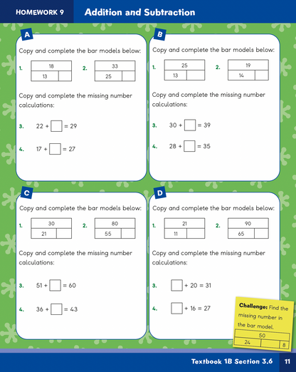 CfE First Level Homework 1B Write-on (30 Pack)