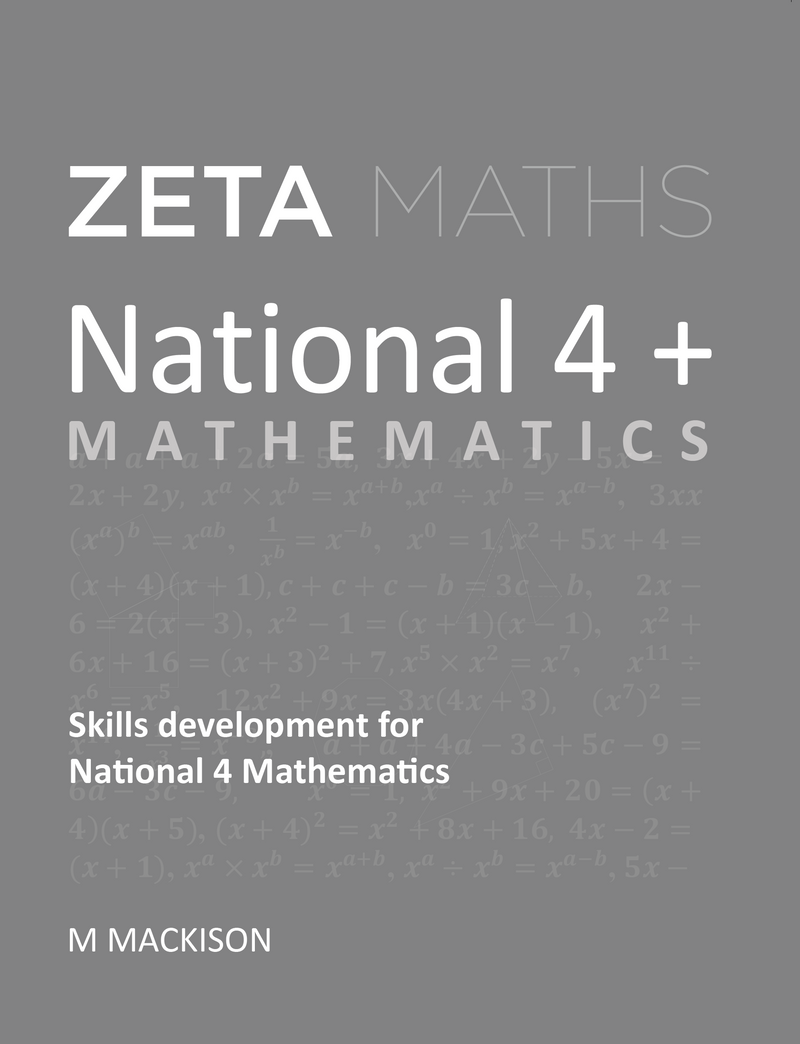 National 4+ Mathematics Textbook cover